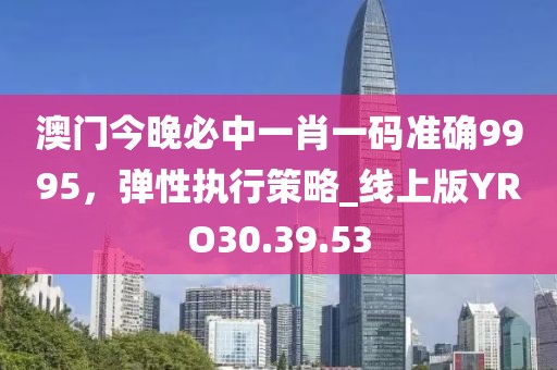 澳門今晚必中一肖一碼準確9995，彈性執(zhí)行策略_線上版YRO30.39.53