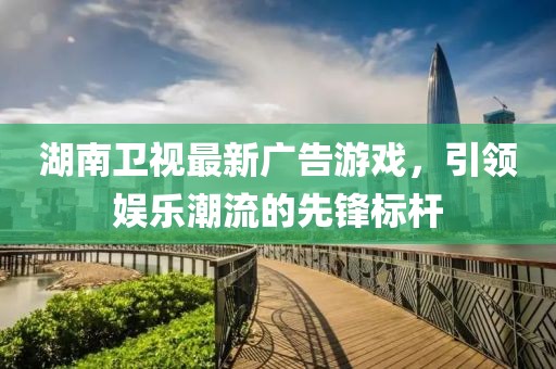湖南衛(wèi)視最新廣告游戲，引領(lǐng)娛樂潮流的先鋒標(biāo)桿
