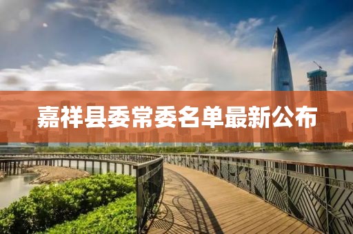 嘉祥縣委常委名單最新公布