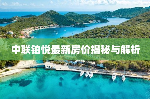 中聯(lián)鉑悅最新房價揭秘與解析