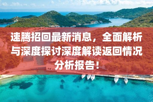 速騰招回最新消息，全面解析與深度探討深度解讀返回情況分析報(bào)告！