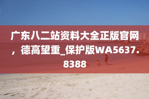 廣東八二站資料大全正版官網(wǎng)，德高望重_保護版WA5637.8388