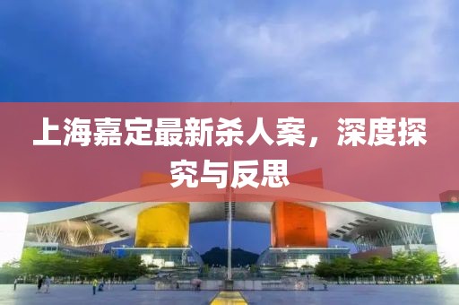 上海嘉定最新殺人案，深度探究與反思