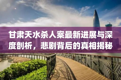 甘肅天水殺人案最新進(jìn)展與深度剖析，悲劇背后的真相揭秘