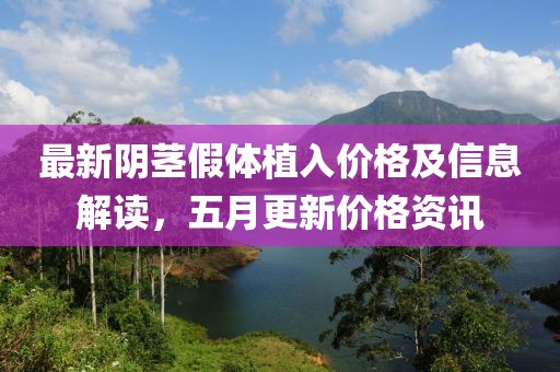 最新陰莖假體植入價(jià)格及信息解讀，五月更新價(jià)格資訊
