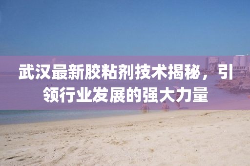 武漢最新膠粘劑技術(shù)揭秘，引領(lǐng)行業(yè)發(fā)展的強大力量