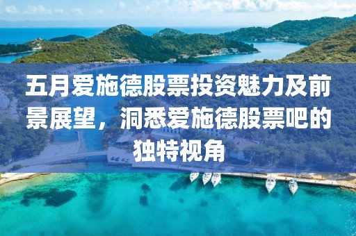 五月愛施德股票投資魅力及前景展望，洞悉愛施德股票吧的獨特視角