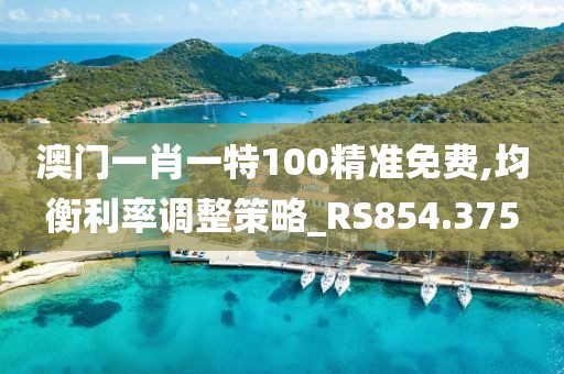 澳門一肖一特100精準(zhǔn)免費(fèi),均衡利率調(diào)整策略_RS854.375
