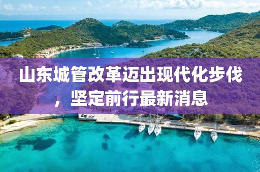 山東城管改革邁出現(xiàn)代化步伐，堅(jiān)定前行最新消息